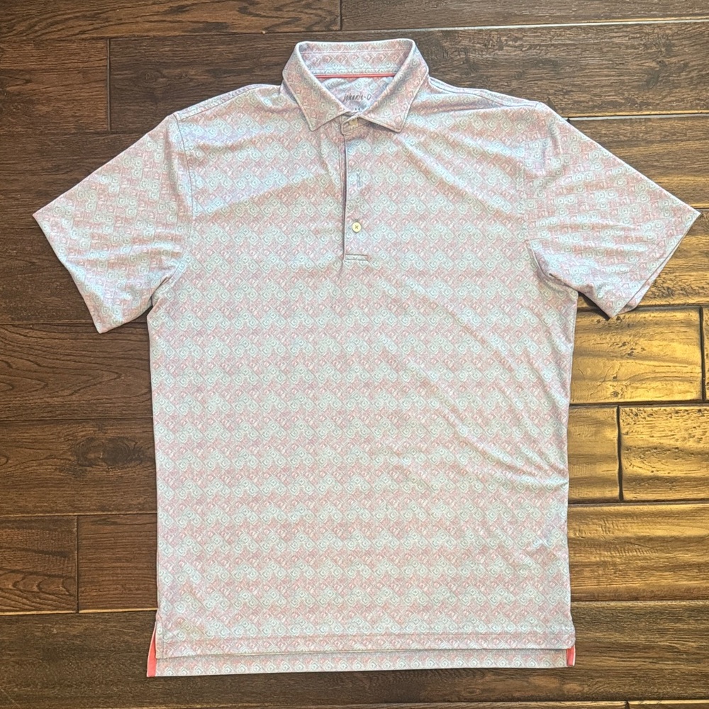 Men's Johnnie-O Patterned Polo Shirt